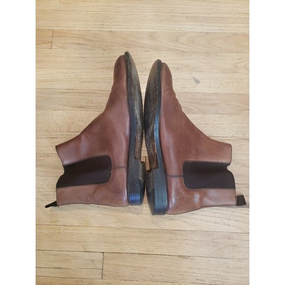 Polo Ralph Lauren Boots Chelsea Mens Brown Brogue Leather Italy 11 D - Picture 13 of 16